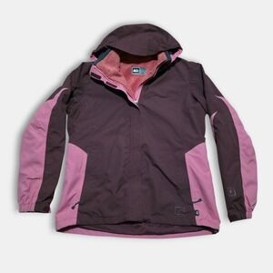 REI Jacket Winter Snow Coat Sherpa Lined Windproof Water Repellent Womens‎ Large